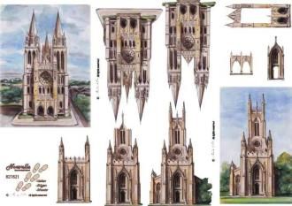 Katedrály - 3D papír