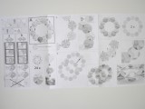 Papírové dekorativní koule s motivem jaro o průměru 25 a 50 mm