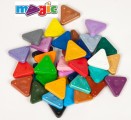 Voskovka trojboká Magic Triangle metalická | růžová metalická, rudě měděná metalická, modrá metalická, stříbrná metalická, zelená metalická, zlatá metalická, bronzová