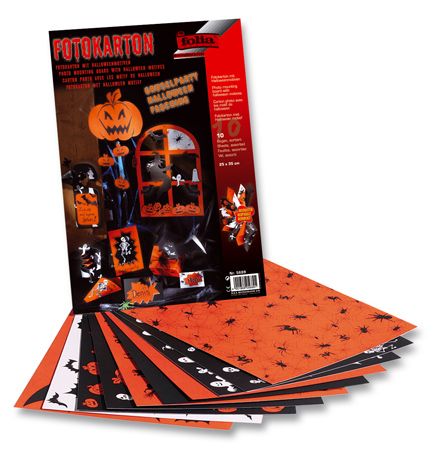 Fotokarton 300g 25 x 35 cm Halloween 10 archů