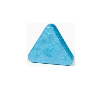 Voskovka trojboká Magic Triangle metalická - modrá metalická