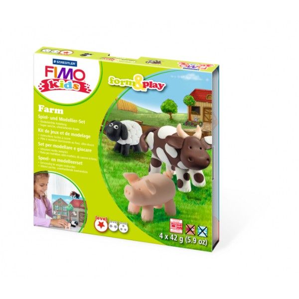 FIMO KIDS - dárková sada Farma (Farm)