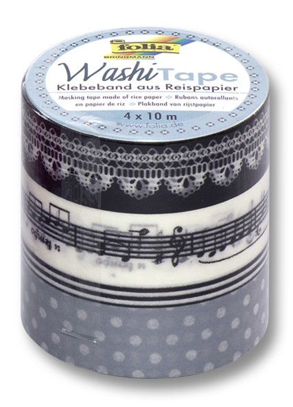 Washi Tape - dekorační lepicí páska - sada Melodie