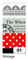 Washi Tape - dekorační lepicí páska - sada VINTAGE