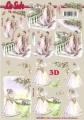 Svatební kočár - 3D papír