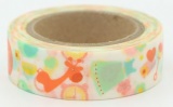Washi Tape - dekorační lepicí páska - 10mx15mm - DĚTSKÉ