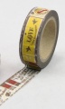 Washi Tape - dekorační lepicí páska - 10mx15mm -  I LOVE YOU FOREVER