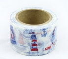 Washi Tape - dekorační lepicí páska - 10mx30mm - MAJÁK