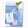 Transparentní papír jednobarevný - 10listů bílá