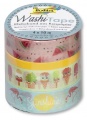 Washi Tape - dekorační lepicí páska - sada TROPICAL