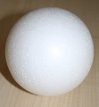 Polystyrenová koule 12cm k aranžování