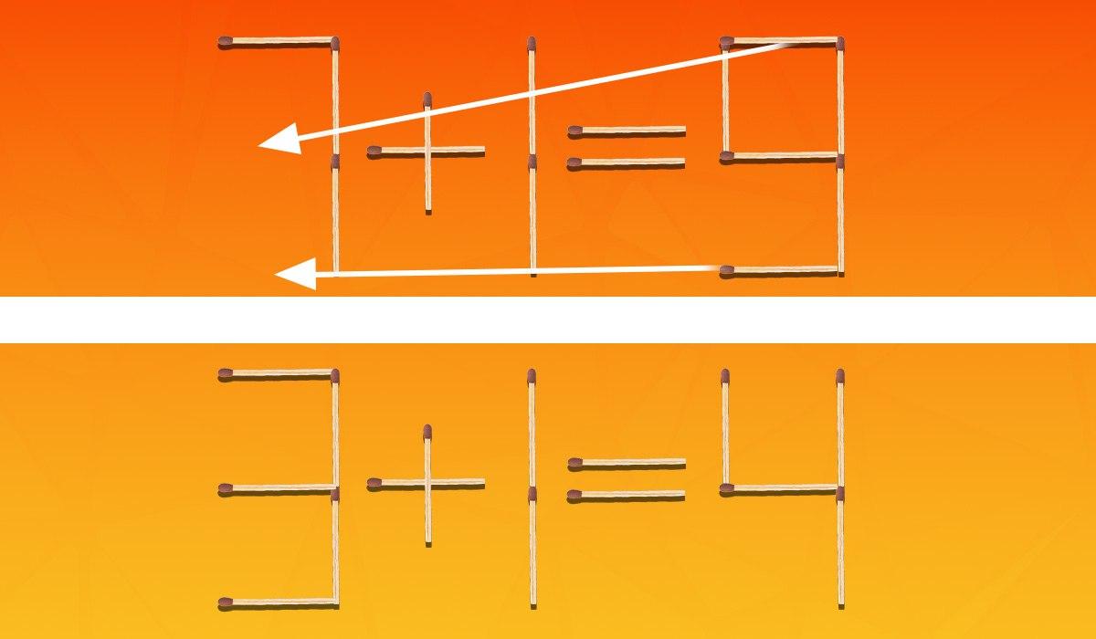 Kateri 2 tekmi je treba premakniti: 97 % ljudi ne more odgovoriti v 8 sekundah