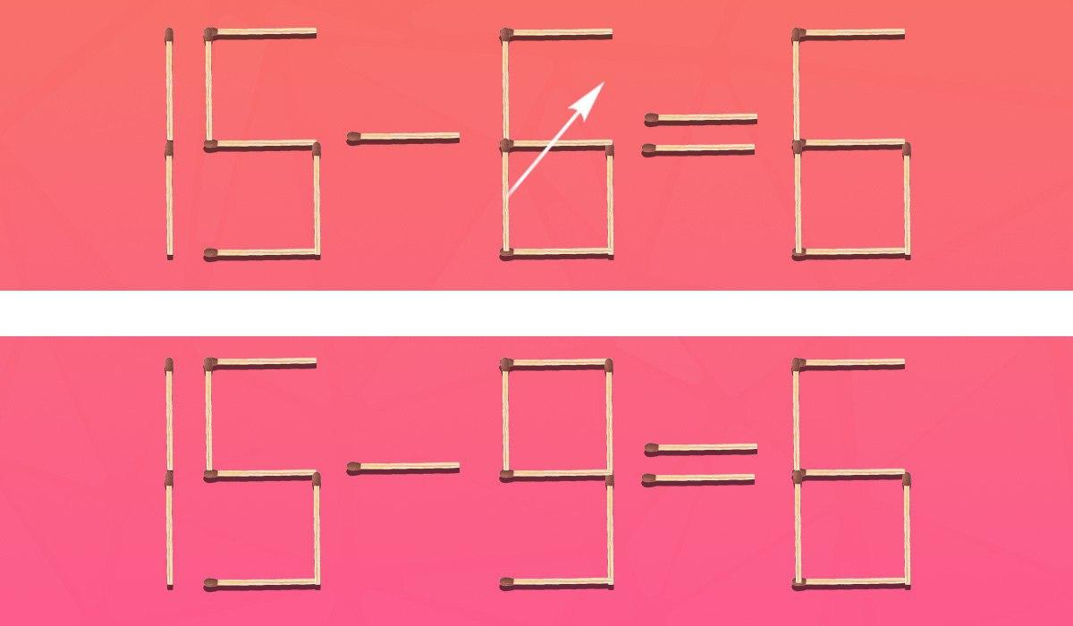 Da bi bila enakost pravilna, moraš premakniti le eno uganko: zahtevna uganka