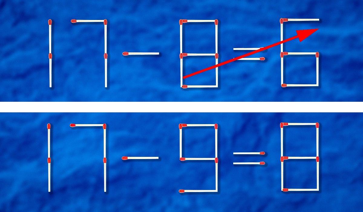 Katero ujemanje je treba povleči, da bo enakost pravilna: zahtevna uganka