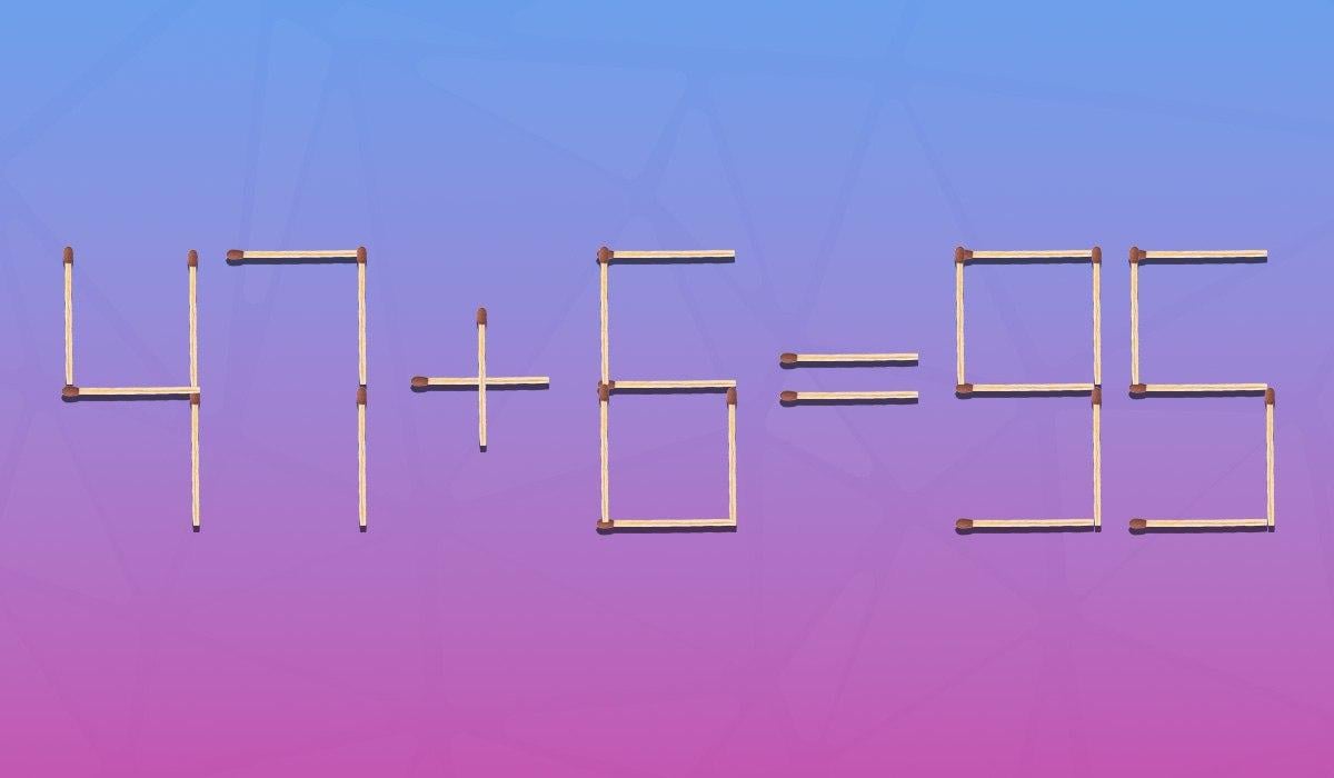 Katero tekmo je treba preurediti, da bo enakost pravilna: uganka za genije